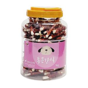 [통큰간식] 오리 우유스틱 (1kg)