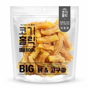 【매장】[코기홀릭] 닭&고구마 대용량 (800g)