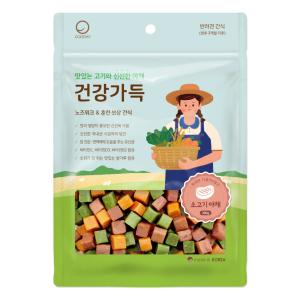 【매장】[건강가득] 강아지간식 소고기&야채 (300g)