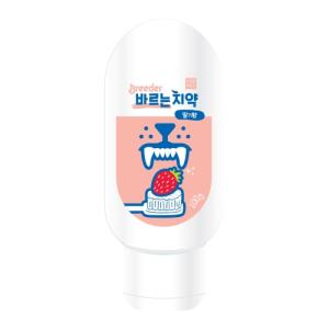 [브리더] 바르는 치약 딸기향 (100g)