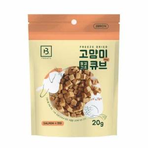 [브리더랩] 캣 고먐미큐브(동결건조)연어20g