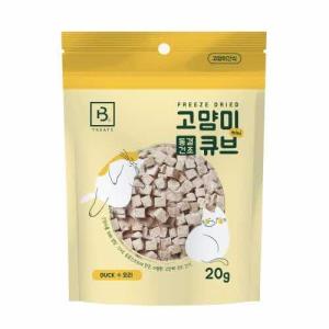 [브리더랩] 캣 고먐미큐브(동결건조)오리20g
