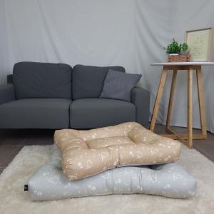 【매장】[안다미로펫] COZY 퍼피 사각방석 (L)