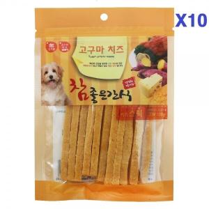 [침좋은간식] (10개묶음) 고구마치즈(치즈스틱) 120g