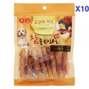 [침좋은간식] (10개묶음) 고구마치즈(연어말이) 100g