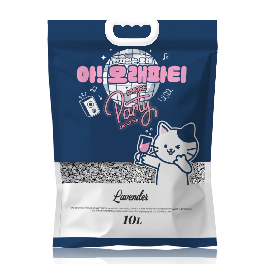 아! 모래파티 벤토나이트 모래 라벤더 (10L X 2개/박스)
