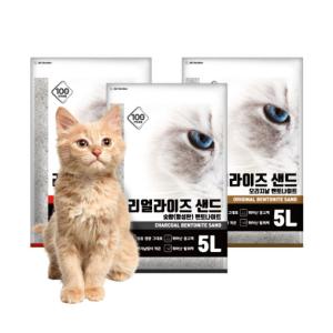 【매장】[리얼라이즈] 벤토모래 5L(사과향)