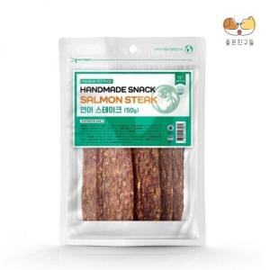 [좋은친구들] 국산 수제간식 스테이크 (연어/50g)