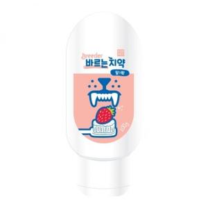 브리더랩 바르는 치약 딸기향 100g