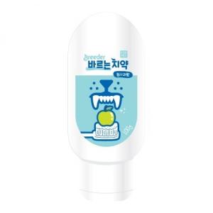 브리더랩 바르는 치약 청사과향 100g