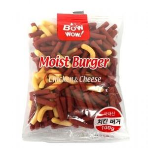 바우와우 치킨버거 100g