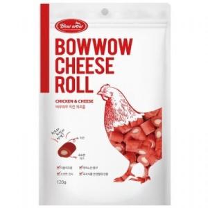 바우와우 치킨치즈롤 120g