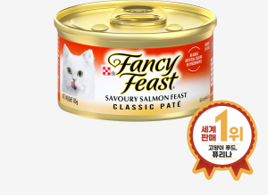 퓨리나 팬시피스트 화이트라벨 연어 85g