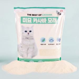 [미묘] 카사바 고양이 모래 10Lx2개 (굵은입자/1박스)