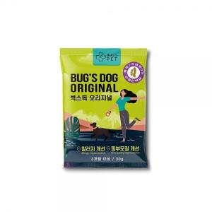 [벅스펫] 벅스독 오리지널30g 하이포알러제닉 저알러지사료