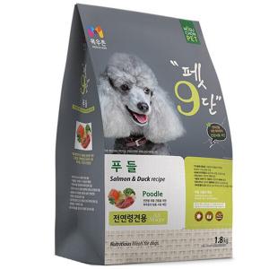 【매장】[목우촌] 전연령견용 펫9단 푸들 전용사료 1.8kg(매장전용)