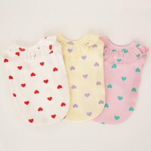【매장】펫디자인 하트골지 민소매 3colors