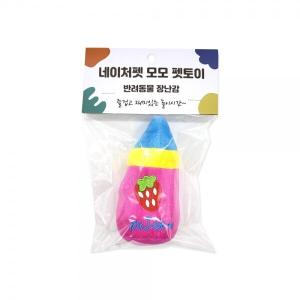네이처펫 모모 젖병인형(핑크스트로베리)