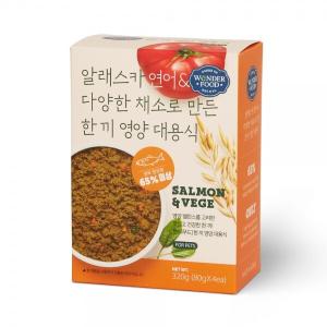 [원더푸드] 한 끼 영양 대용식 연어 320g (80g x 4)