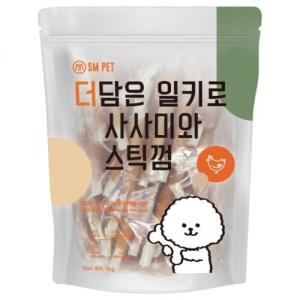 더담은 일키로 사사미와스틱껌1kg