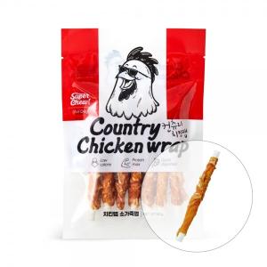 [슈퍼츄] 컨츄리 치킨랩 소가죽껌 80g