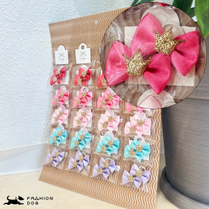 [패션독]판 왕관리본고무줄2p
