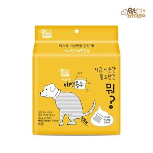 [펫아미고] 산책혁명 강아지 배변봉투 100매 (티슈+봉투)