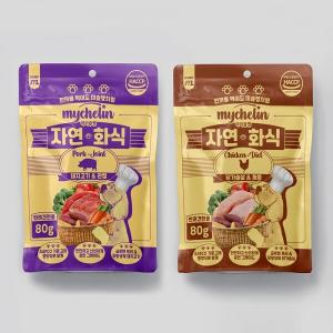 ★오프전용★[마이베프] 마이슐랭 자연화식 80gㅣ닭가슴살&체중, 돼지고기&관절
