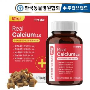 [펫생각] 강아지 칼슘 관절 영양제 66g 31정 (1개월분)
