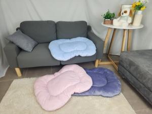 【매장】[안다미로펫] 극세사 땅콩방석