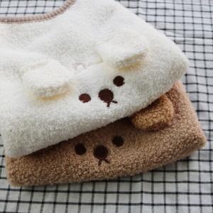 [코코아허니] A12E보들베어조끼(아이보리)