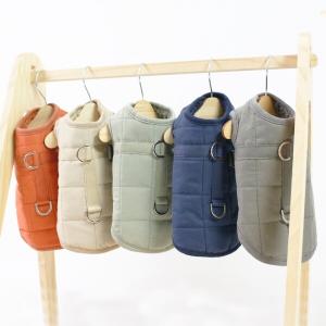 【매장】[펫디자인]베이직 하네스 패딩(그레이)