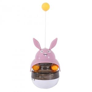 [티티펫] 고양이 간식볼 오뚝이 캐릭터 장난감 (토끼)