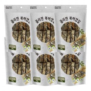 참좋은간식 콜라겐 북어껍질 스틱 100g 6개