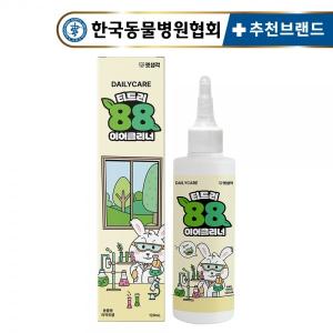 [매장][펫생각]데일리케얼 귀세정제 천연 저자극 티트리88 강아지 이어클리너 120ml