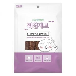 마코펫 리얼미트 오리육포 슬라이스 70g 수제간식