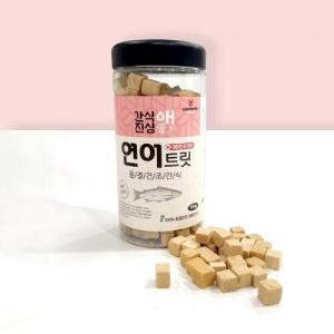 간식애진심 동결건조간식 연어트릿100g