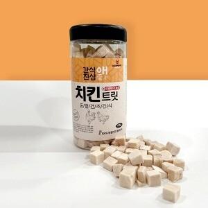 간식애진심 동결건조간식 치킨트릿125g