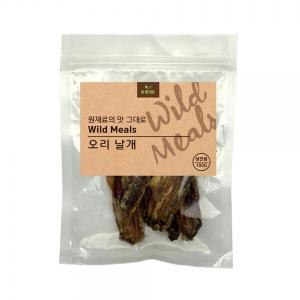 와일드밀스 수제간식 오리날개 100g
