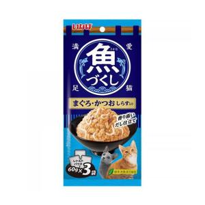 이나바 생선가득파우치(TCR-172)참치&가다랑어&치어60g*3p