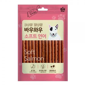 바우와우 소프트 연어 스틱 져키 150g