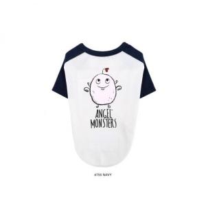 [퍼피엔젤] TS544 Monsters Raglan T-shirts (#756 네이비)