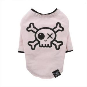 [퍼피엔젤] TS576 DO NOT TOUCH™ 파이럿 긴소매 레이어드 티셔츠 (#502 핑크)S
