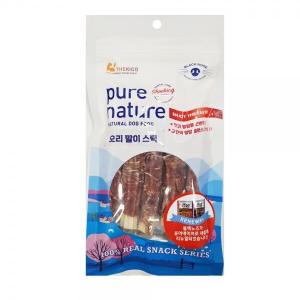 퓨어네이쳐 크런치 오리말이스틱80g(유통기한25년8월5일까지)