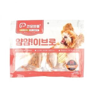 견묘양품 얌얌!이브로 연어큐브300g(유통기한25년8월20일까지)