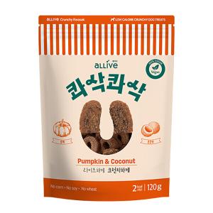 올리브 콰삭콰삭 펌킨&코코넛 120g
