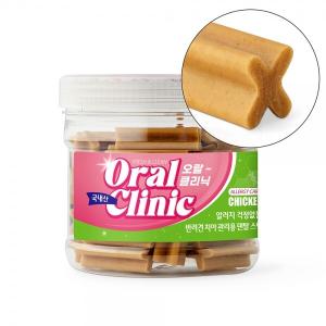 【매장】[오랄클리닉] 치석제거용 껌 (알러지케어 치킨/300g)