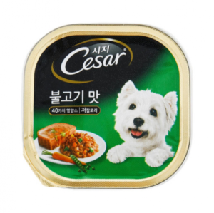 시저강아지 주식캔 100g 불고기
