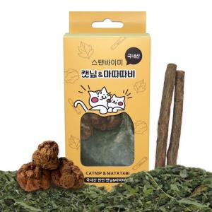 스탠바이미 천연 캣닢&마따따비 3종 혼합(캣닢+막대+열매)