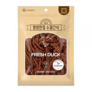 [영양만점 수제간식] 국내선 절편 오리슬라이스 (360g)